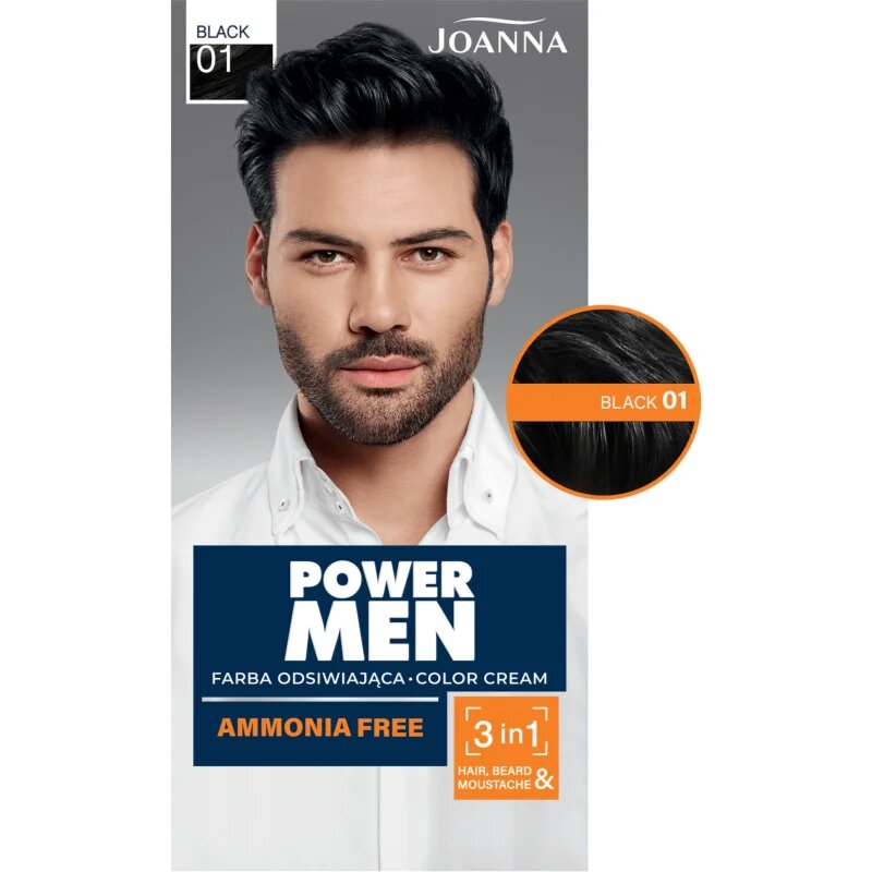 Joanna Power Men боя за коса за мъже цвят Black