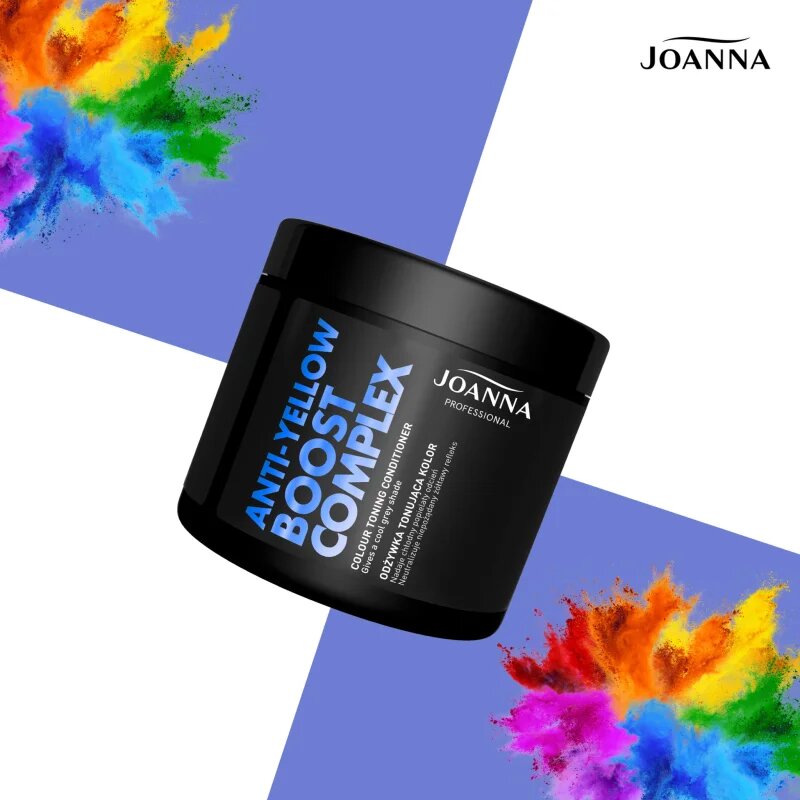 Joanna Professional Color Boost Complex ревитализиращ балсам за руса и сива коса 500 гр.