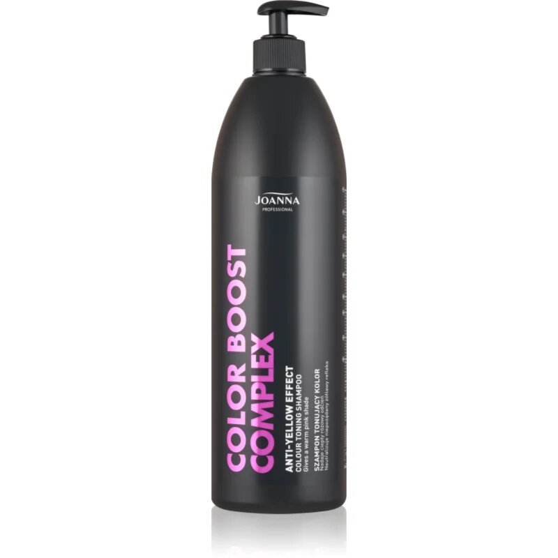 Joanna Professional Color Boost Complex шампоан неутрализиращ жълтите нюанси 1000 гр.