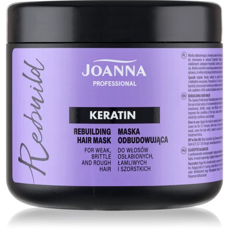 Joanna Professional Keratin кератинова маска за суха и крехка 500 гр.