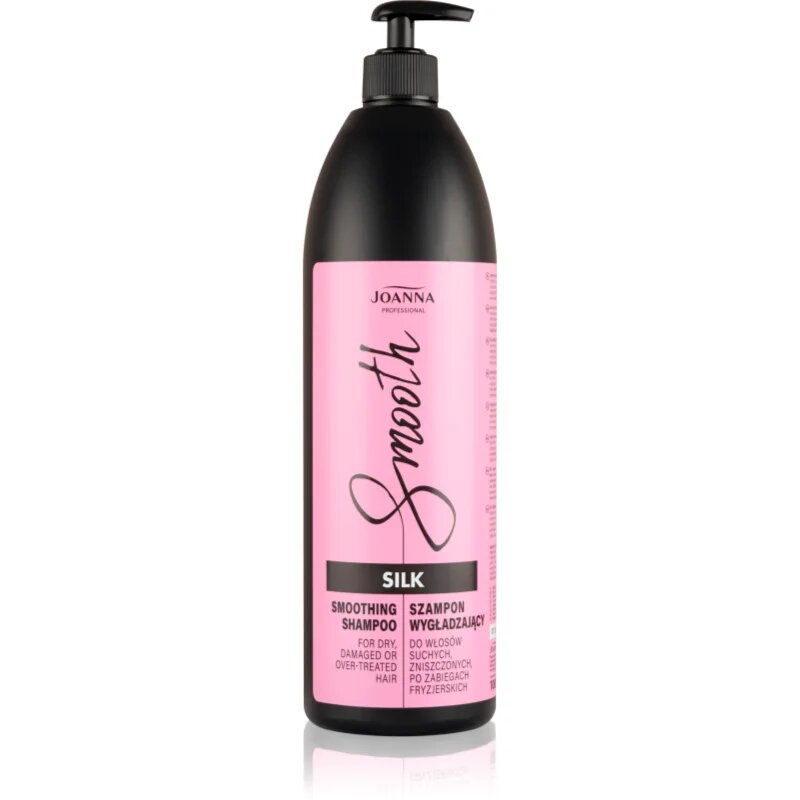 Joanna Professional Silk грижовен шампоан за суха увредена и химически третирана коса 1000 мл.