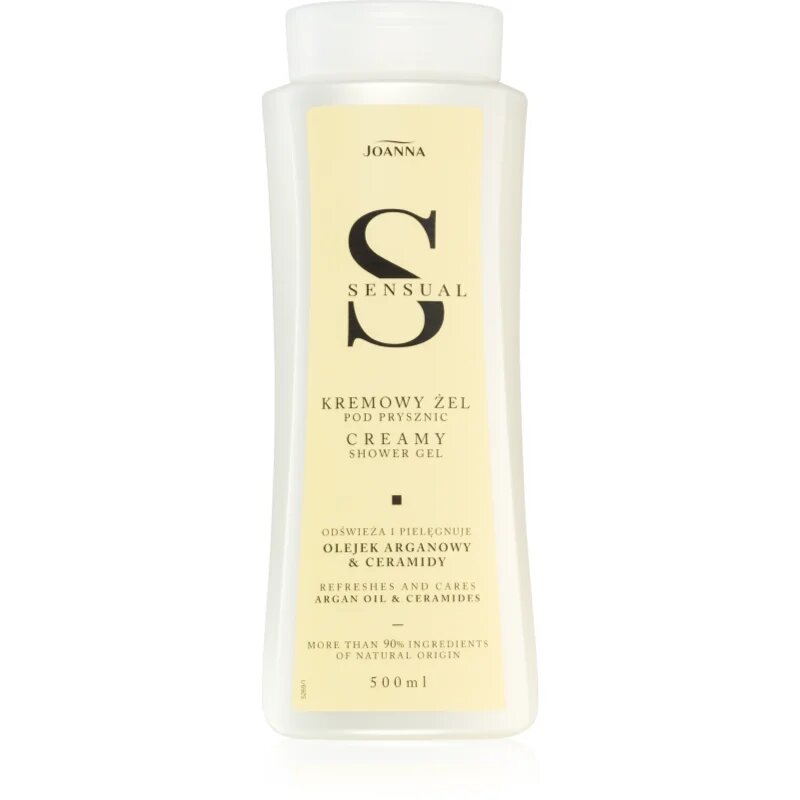 Joanna Sensual Creamy Shower Gel душ гел - грижа Argan Oil & Ceramides 500 мл.
