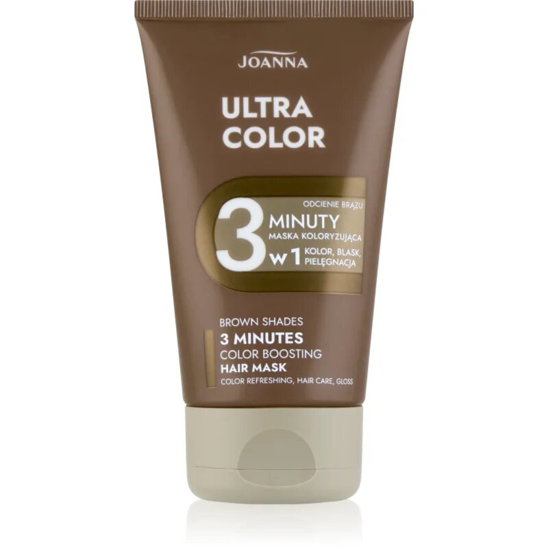 Joanna Ultra Color Brown Shades 3 Minutes маска за коса за коса с кафяви нюанси 100 гр.