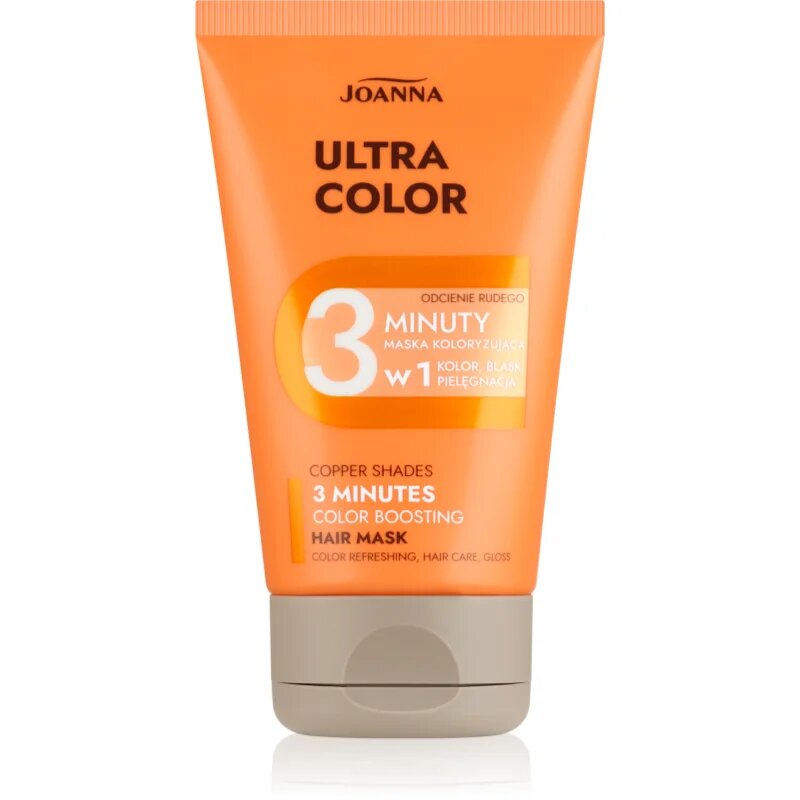 Joanna Ultra Color Cooper Shades 3 Minutes маска за коса за коса с червени нюанси 100 гр.