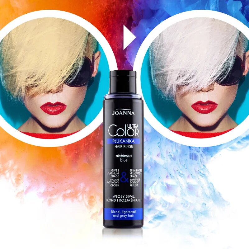 Joanna Ultra Color тонираща боя за коса цвят Cold Blond 100 гр.