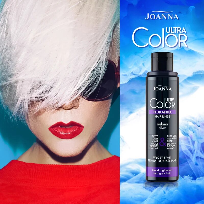 Joanna Ultra Color тонираща боя за коса цвят Silver Blond 100 гр.
