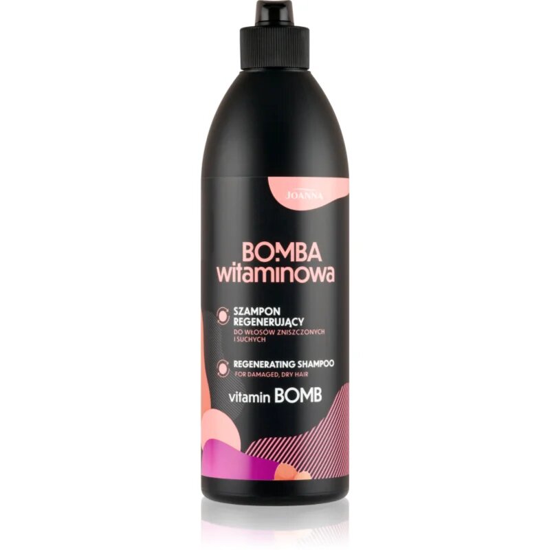 Joanna Vitamin Bomb Regenerating Shampoo регенериращ шампоан за суха и увредена коса 500 мл.