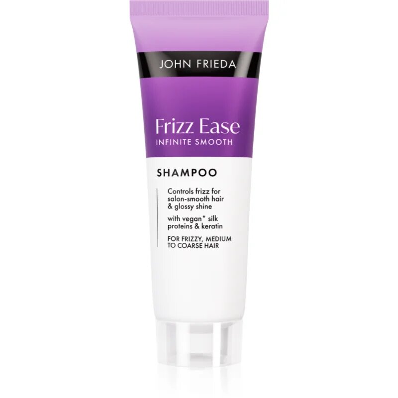 John Frieda Frizz Ease Infitine Smooth Shampoo нежен почистващ шампоан за изглаждане на косата 75 мл.