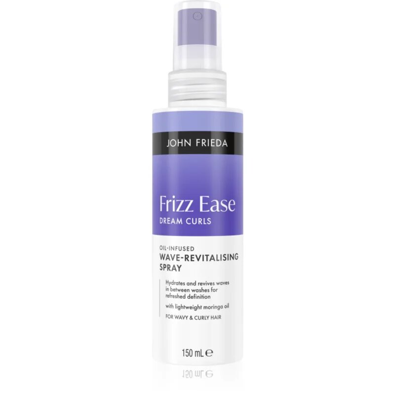 John Frieda Frizz Ease Oil-Infused Wave-Revitalising Spray хидратиращ спрей за коса за чуплива и къдрава коса 150 мл.