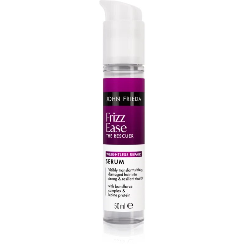 John Frieda Frizz Ease The Rescuer Weightless Repair Serum укрепващ серум за увредена коса 50 мл.