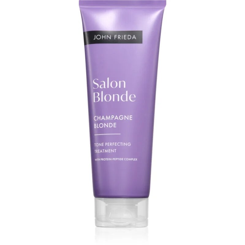 John Frieda Salon Blonde Tone Perfecting Treatment тониращ крем за подчертаване на цвета на косата цвят Sparkling Wine 120 мл.