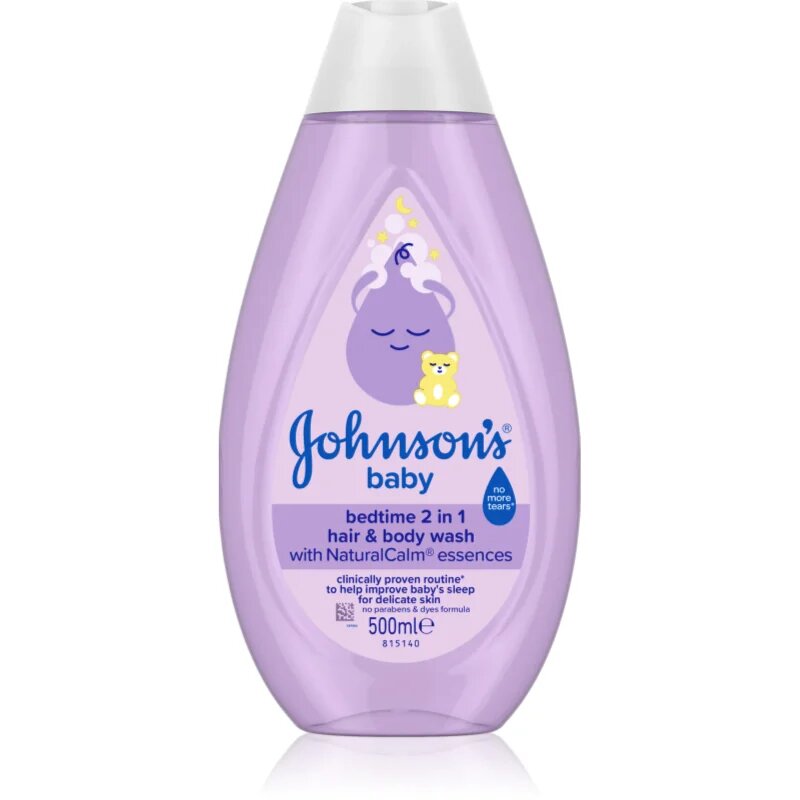 Johnson's® Bedtime миещ гел за тяло и коса за лека нощ 500 мл.
