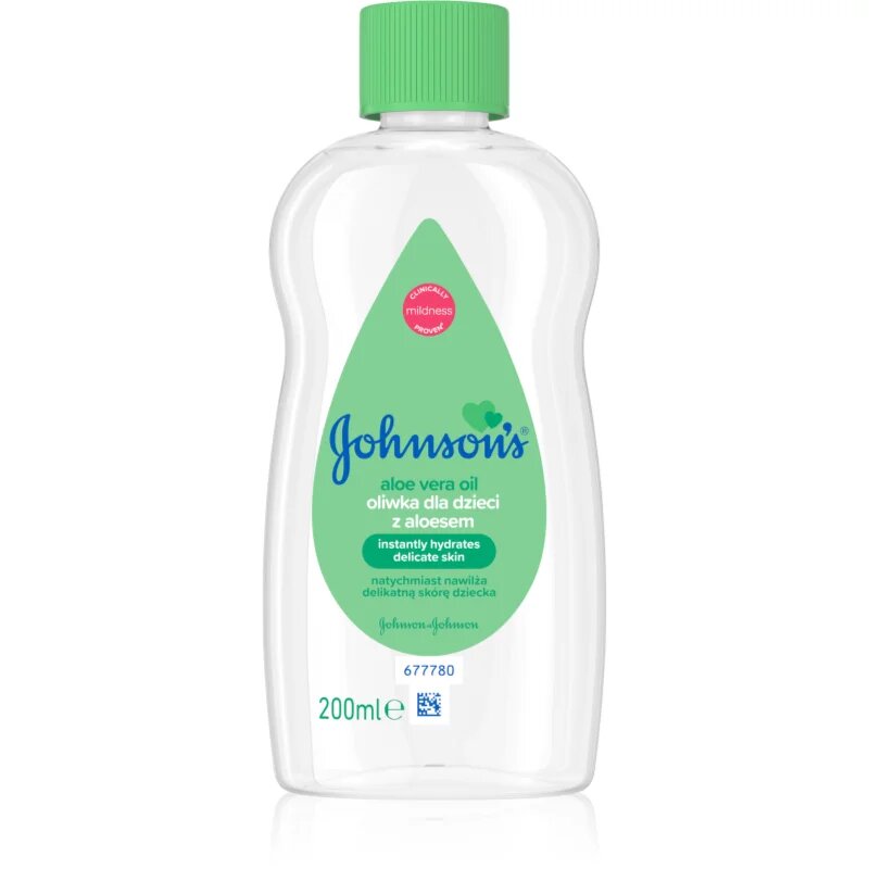 Johnson's® Care олио с алое вера 200 мл.