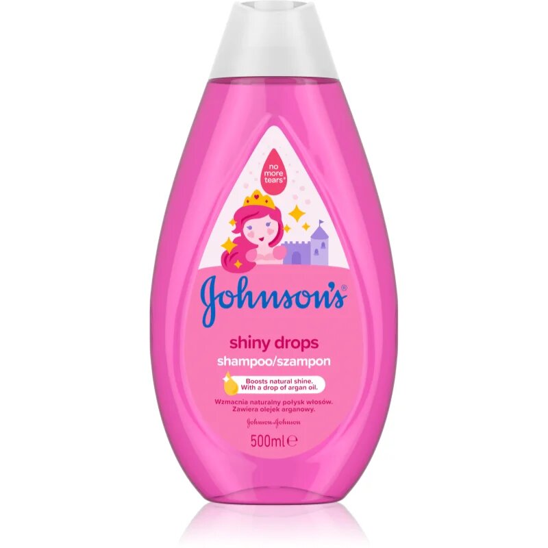 Johnson's® Shiny Drops нежен шампоан за деца 500 мл.