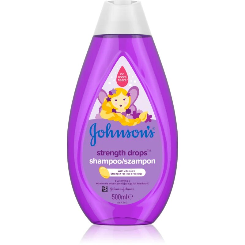 Johnson's® Strenght Drops подсилващ шампоан за деца 500 мл.
