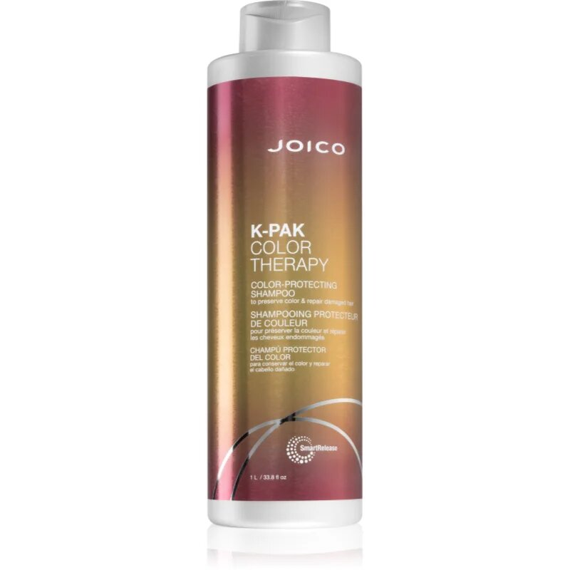 Joico K-PAK Color Therapy регенериращ шампоан за боядисана и увредена коса 1000 мл.