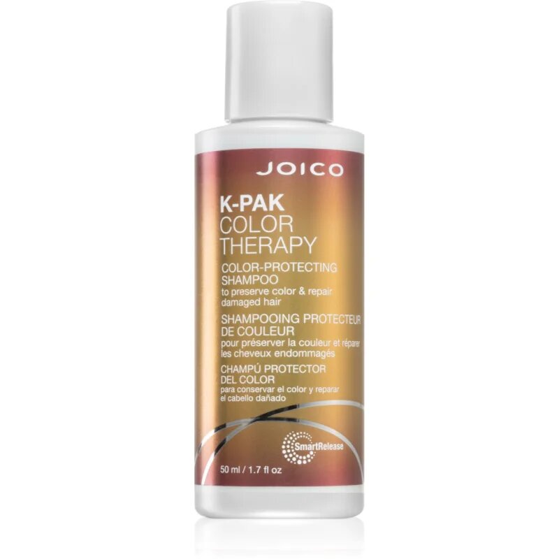 Joico K-PAK Color Therapy регенериращ шампоан за боядисана и увредена коса 50 мл.