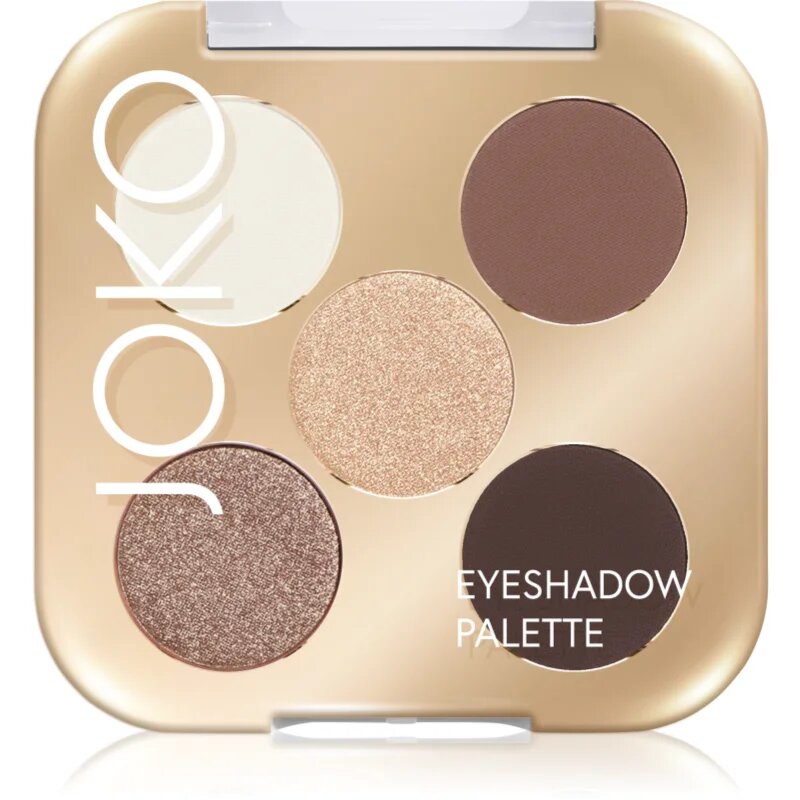 JOKO Eyeshadow Palette палитра сенки за очи с 5 цвята цвят Smoky Nude 7 гр.