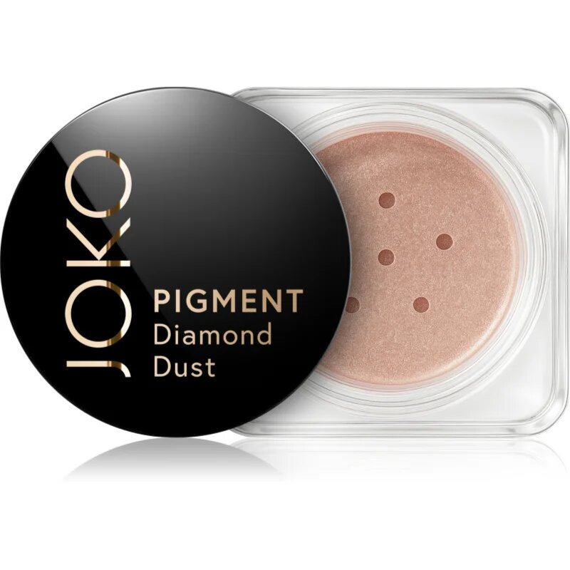 JOKO Pigment Diamond Dust бляскав пигмент за очи цвят 04 Apricot Glow 5 гр.