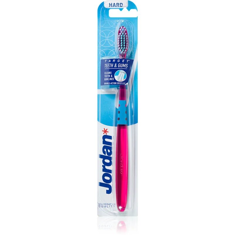 Jordan Target Teeth & Gums Hard четка за зъби 1 бр.