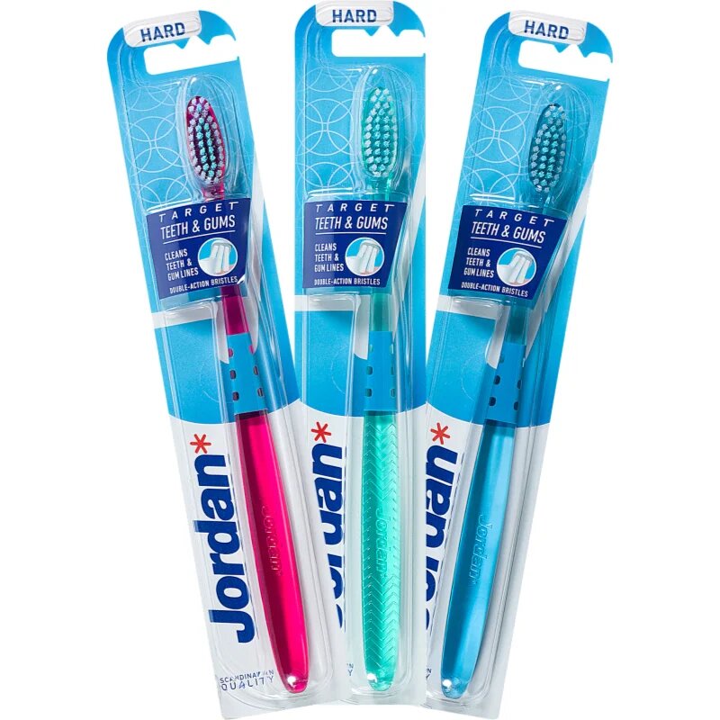 Jordan Target Teeth & Gums Hard четка за зъби 1 бр.