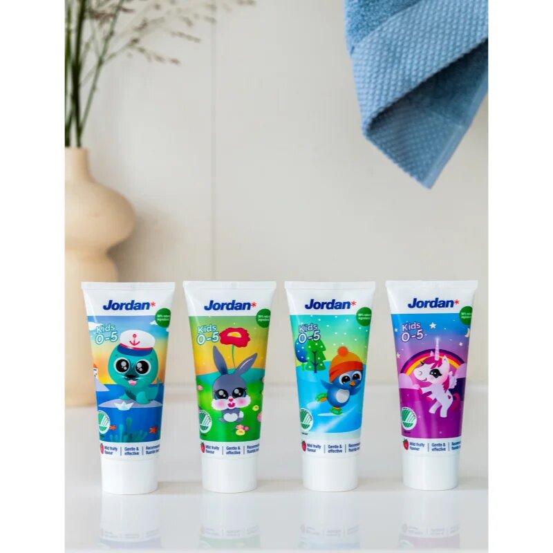Jordan Toothpaste Kids 0-5 years паста за зъби за деца 50 мл.