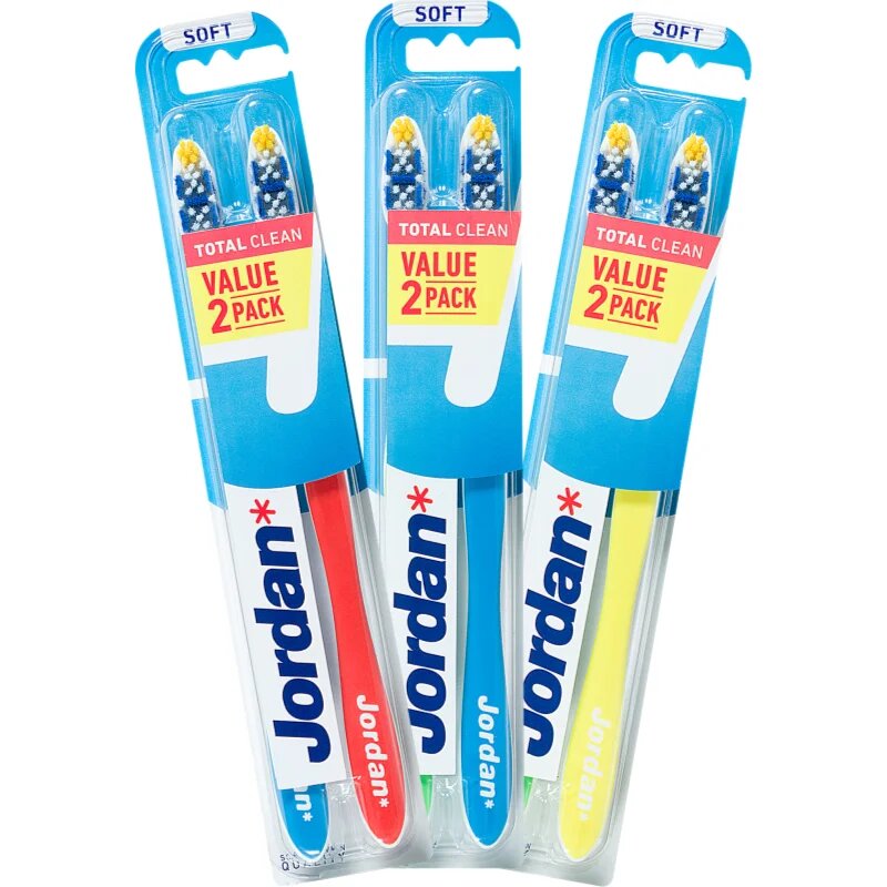 Jordan Total Clean Soft 2 pack четка за зъби 2 бр.