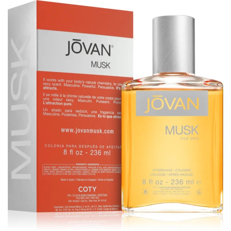 Jovan Musk For Men афтършейв за мъже 236 мл.