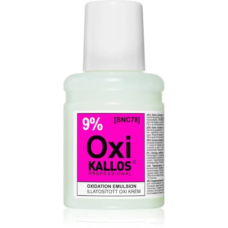 Kallos Classic Oxi кремообразен оксидант 9% за професионална употреба 60 мл.