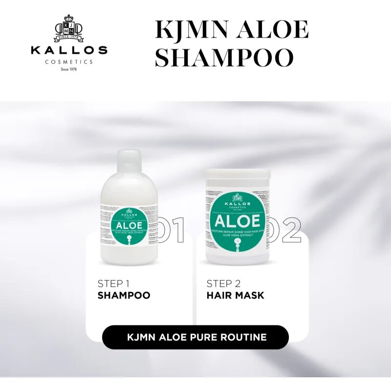 Kallos KJMN Professional Aloe възстановяващ шампоан с алое вера 1000 мл.