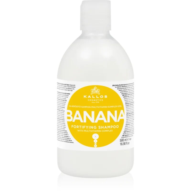 Kallos KJMN Professional Banana подсилващ шампоан 500 мл.