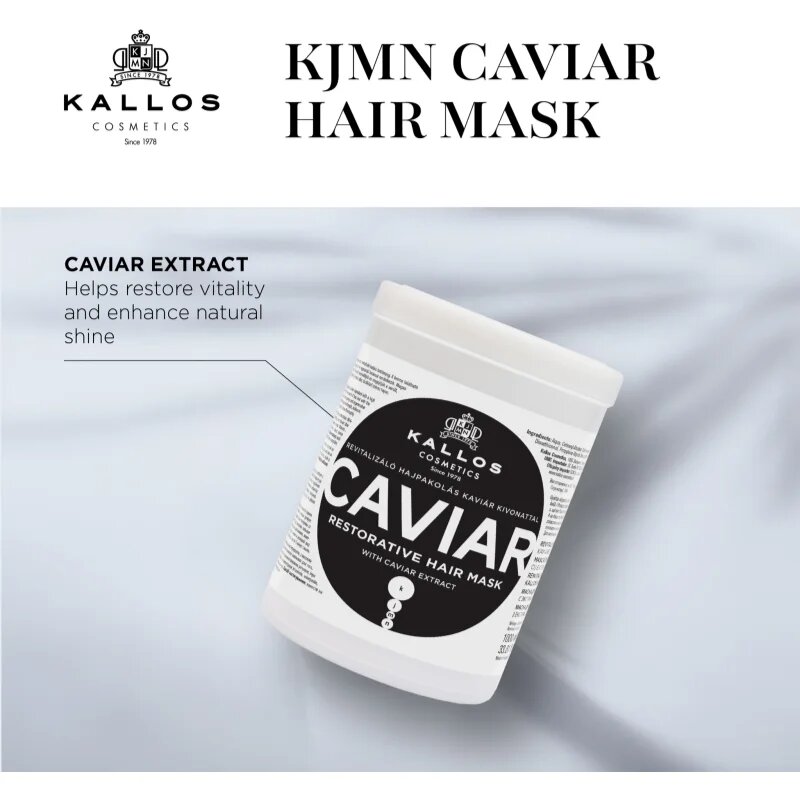 Kallos KJMN Professional Caviar възстановяваща маска с хайвер 275 мл.