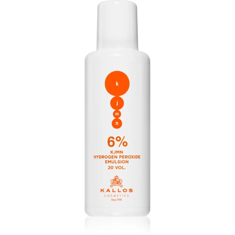 Kallos KJMN Professional Hydrogen Peroxide активираща емулсия 6 % 20 vol. за професионална употреба 100 мл.
