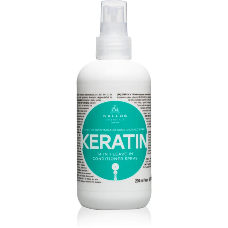 Kallos KJMN Professional Keratin спрей без отмиване За коса 200 мл.