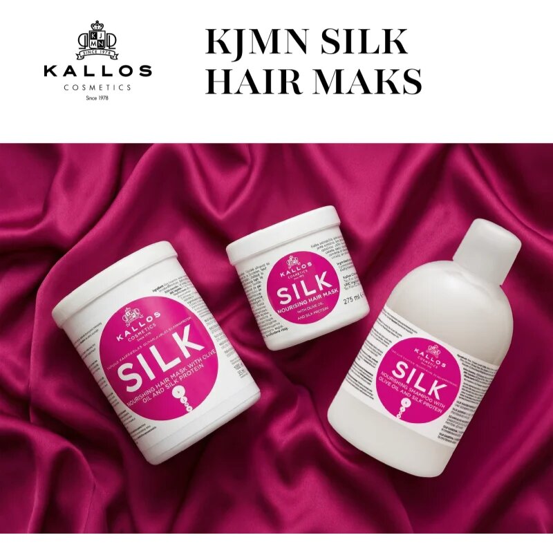 Kallos KJMN Professional Silk маска за суха и чувствителна коса 275 мл.
