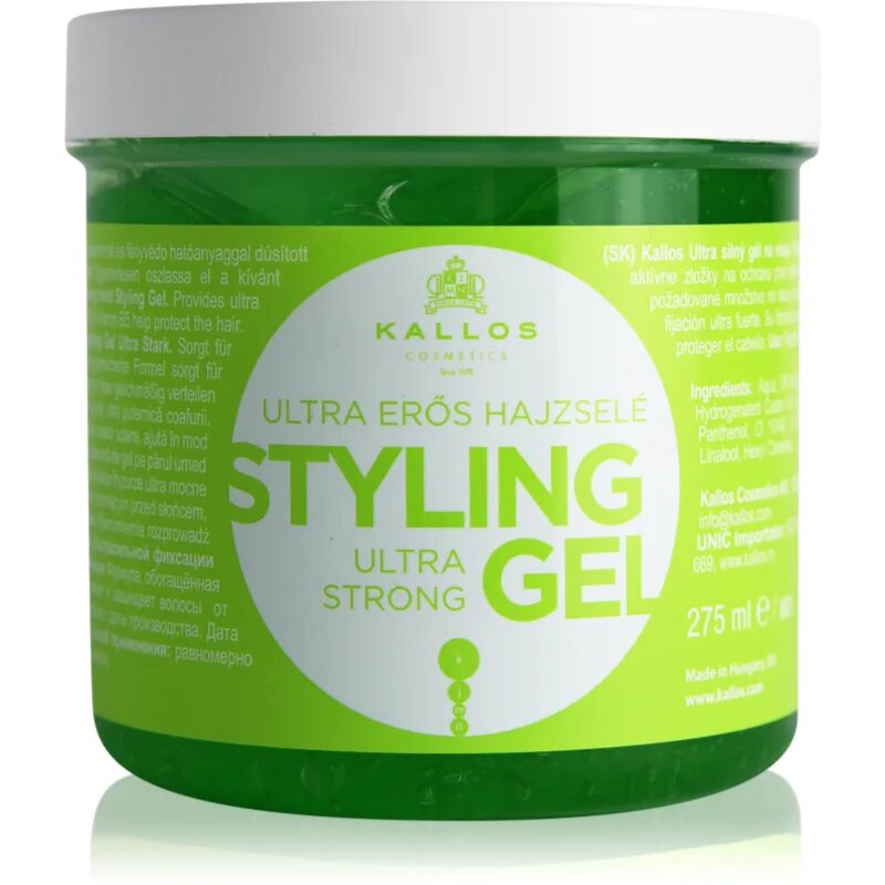 Kallos KJMN Ultra Strong Styling Gel екстра силен гел За коса 275 мл.
