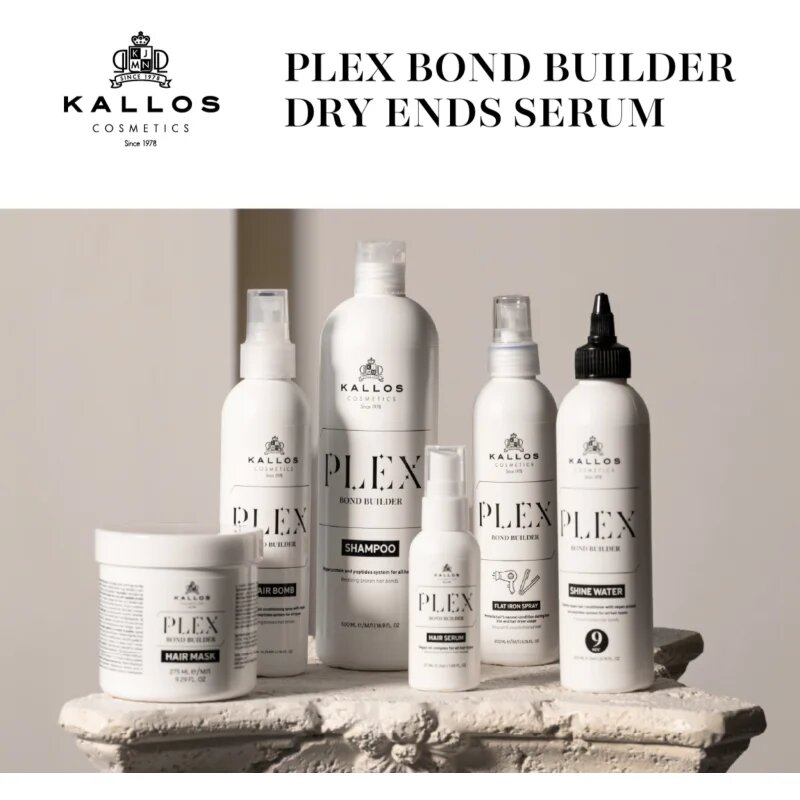 Kallos Plex Dry Ends Serum хидратиращ и подхранващ серум за сухи краища на косата 50 мл.