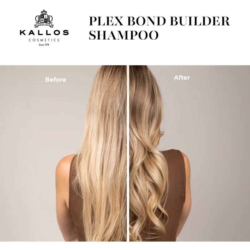 Kallos Plex Shampoo регенериращ шампоан за увредена и химически третирана коса 500 мл.