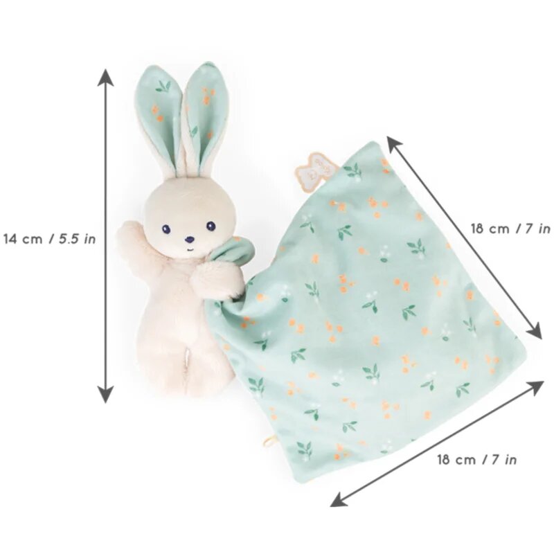 Kaloo Carre Douceur плюшена играчка Mint Rabbit 1 бр.
