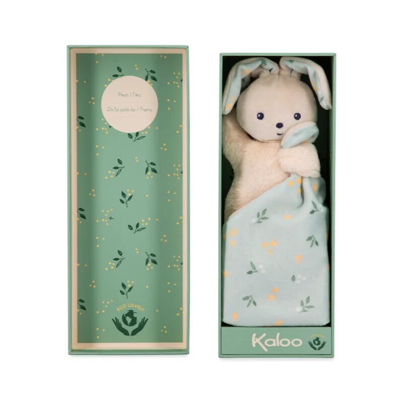 Kaloo Carre Douceur плюшена играчка Mint Rabbit 1 бр.
