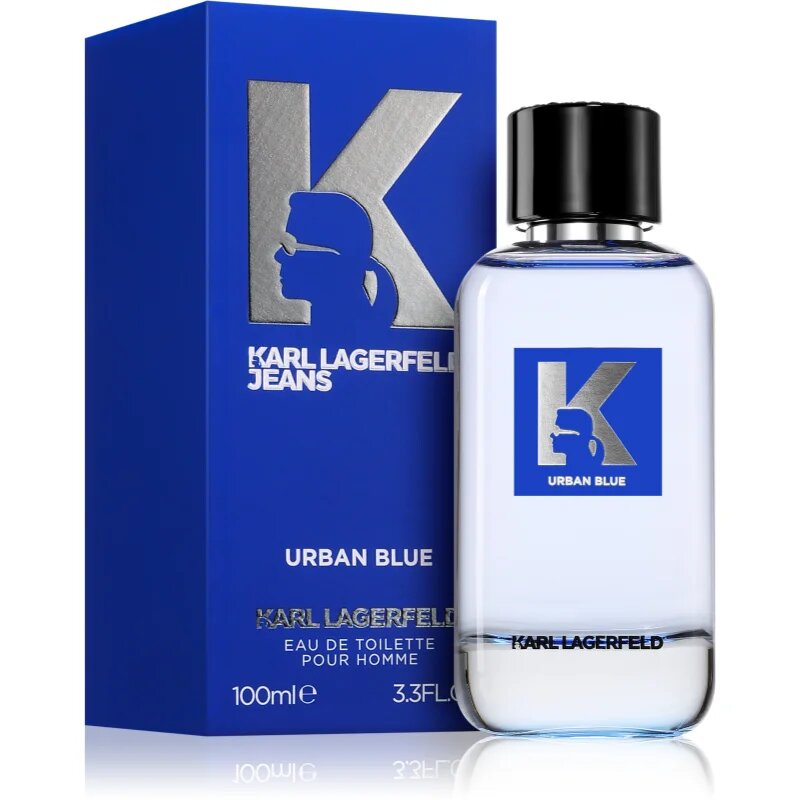 Karl Lagerfeld Jeans Urban Blue тоалетна вода за мъже 100 мл.