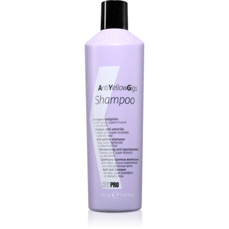 Kaypro Anti Yellow Gigs Shampoo шампоан против жълти оттенъци за руса коса 350 мл.