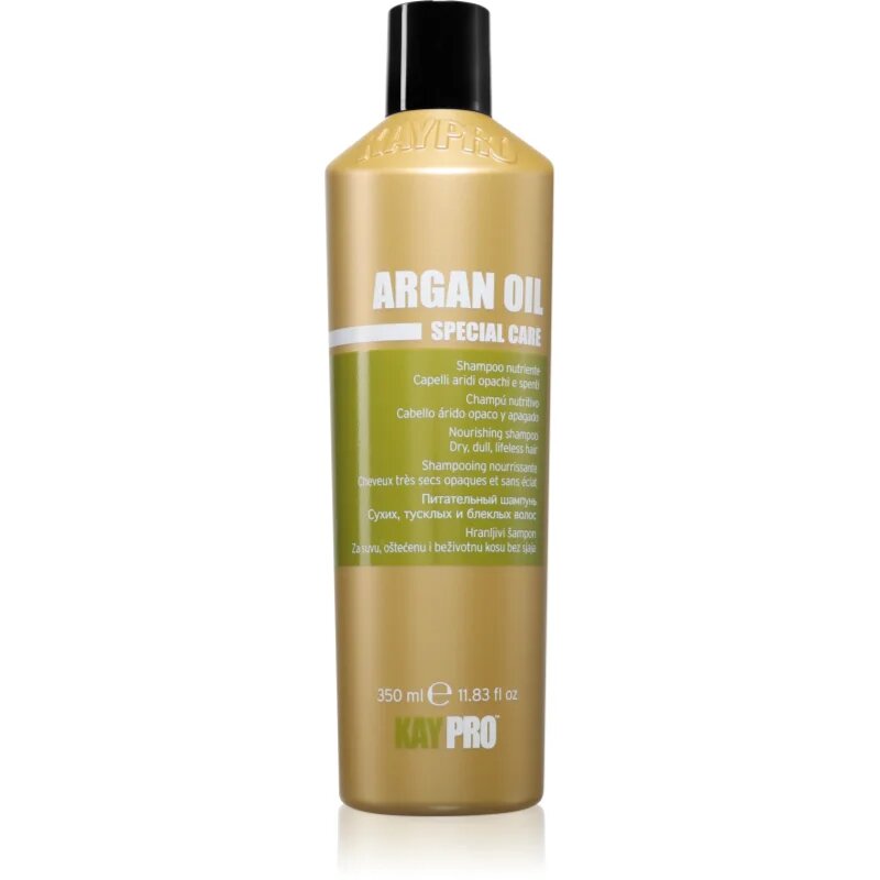 Kaypro Argan Oil Nourishing Shampoo шампоан за суха коса без блясък с арганово масло 350 мл.