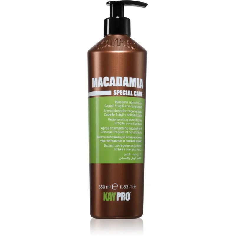 Kaypro Macadamia Regenerating Conditioner балсам за крехка и стресирана коса 350 мл.