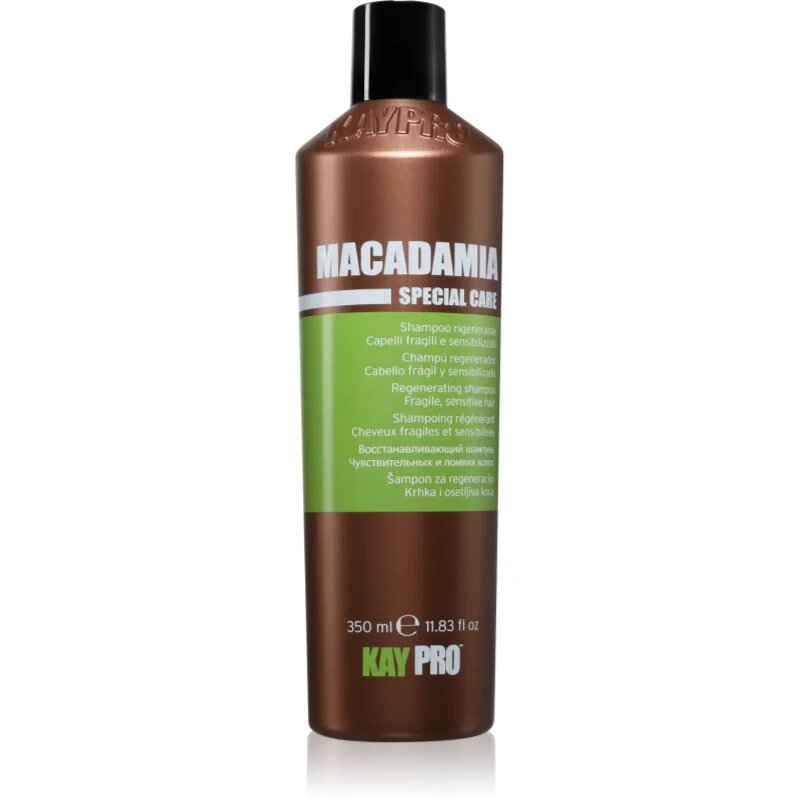 Kaypro Macadamia Regenerating Shampoo регенериращ шампоан срещу късане на косата 350 мл.