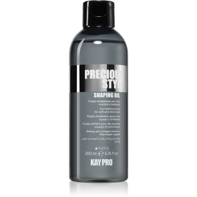 Kaypro Precious Style Shaping Oil хидратиращ флуид за чуплива и къдрава коса 200 мл.