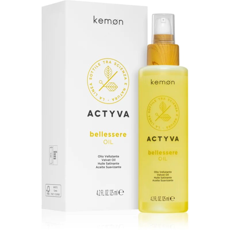 Kemon Group Actyva Bellessere подхранващо масло за коса 125 мл.
