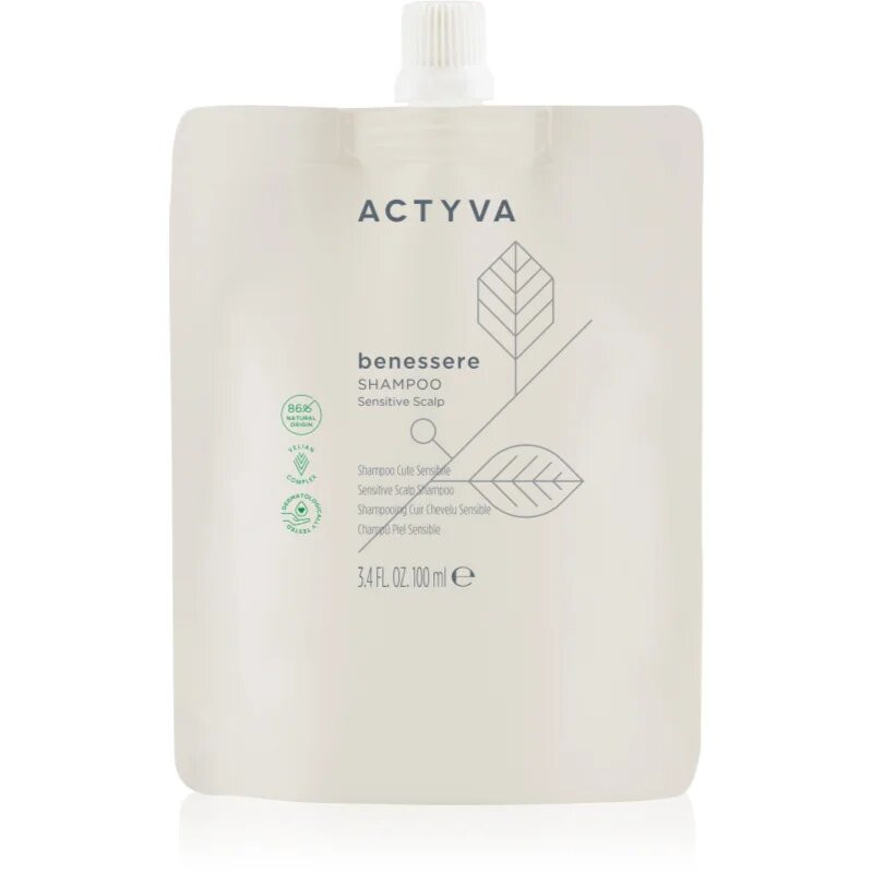 Kemon Group Actyva Benessere нежен почистващ шампоан За коса 100 мл.