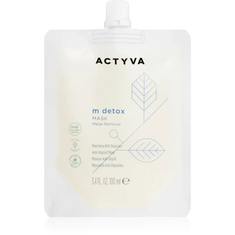 Kemon Group Actyva M Detox детоксикираща маска против твърда вода 100 мл.