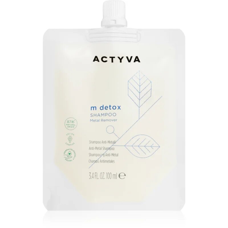 Kemon Group Actyva M Detox почистващ детоксикиращ шампоан против твърда вода 100 мл.